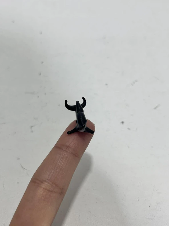 El Yapımı Mini Murano Cam Yunus Biblo A158-16 - Resim 5