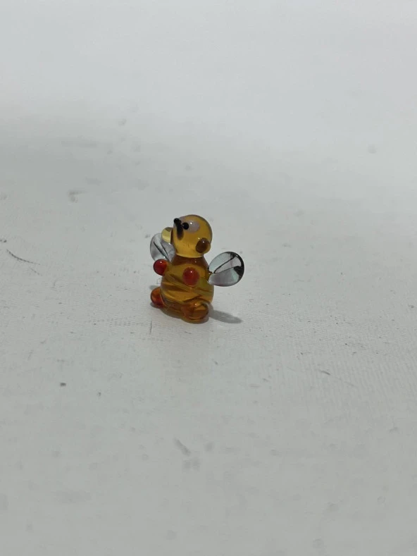 El Yapımı Mini Murano Cam Arı Biblo A158-04 - Resim 2