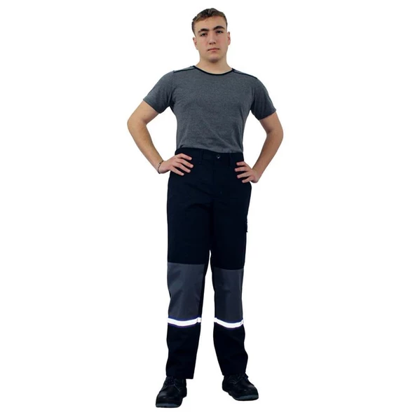 Persmont HK-PA06K Lacivert Harman Karışım Anler Gabardin Kışlık Pantolon  XL