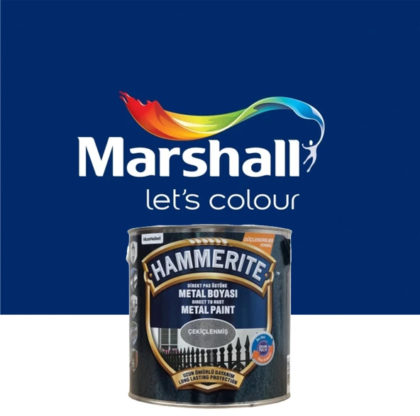 MARSHALL HAMMERİTE ÇEKİÇLENMİŞ TİP METAL BOYALARI 2.5 LT - 3