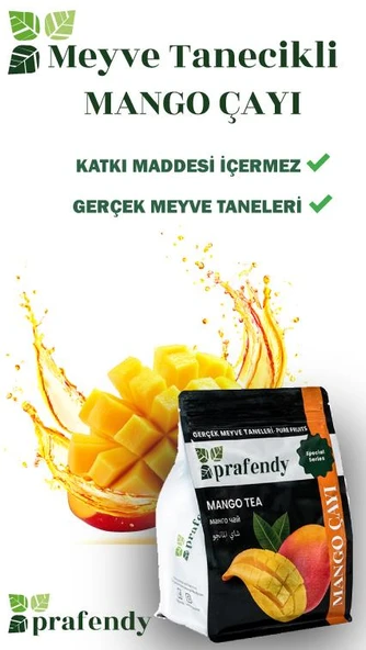 PRAFENDY MANGO ÇAYI - GERÇEK MEYVE TANELİ 1000 GR - 3