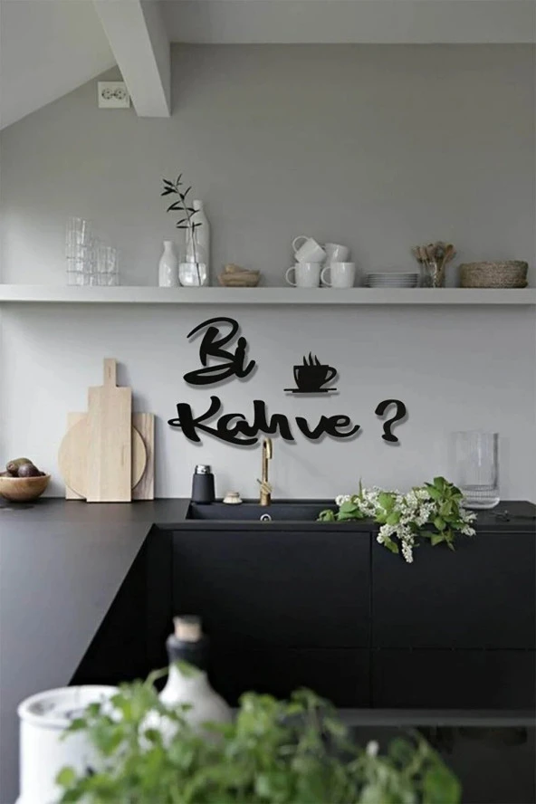 FikArt Bi Kahve Mdf Tablo Duvar Süsü - 3