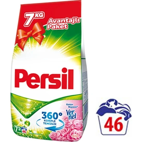 Persil Matik Toz Çamaşır Deterjanı 7+7+7:21KG Gülün Büyüsü (138 Yıkama) - 2