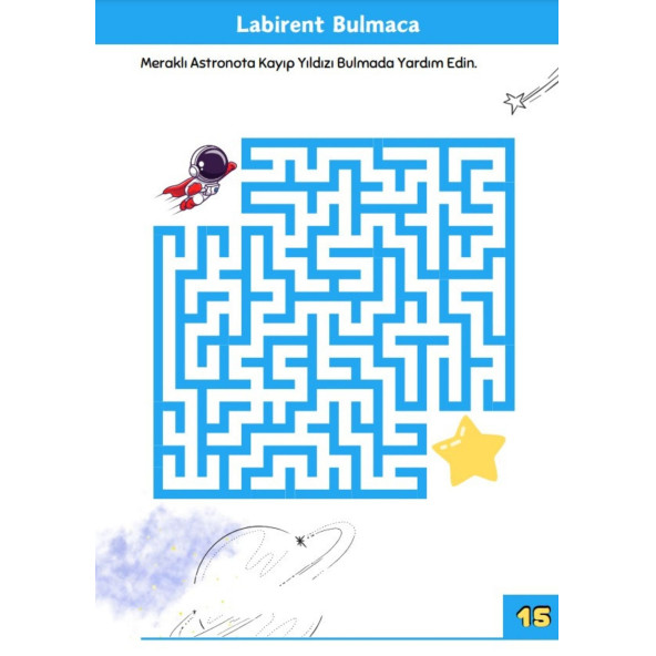 Çocuklara Süper Ötesi Labirent Bulmaca Kitabı (3-9 Yaş) - 4