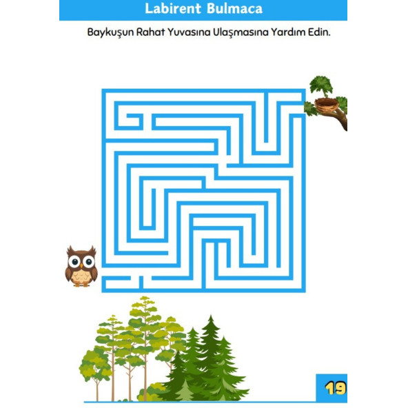 Çocuklara Süper Ötesi Labirent Bulmaca Kitabı (3-9 Yaş) - 5