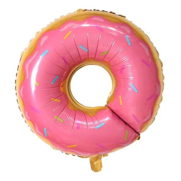 Donut Folyo Balon Pembe 70 cm