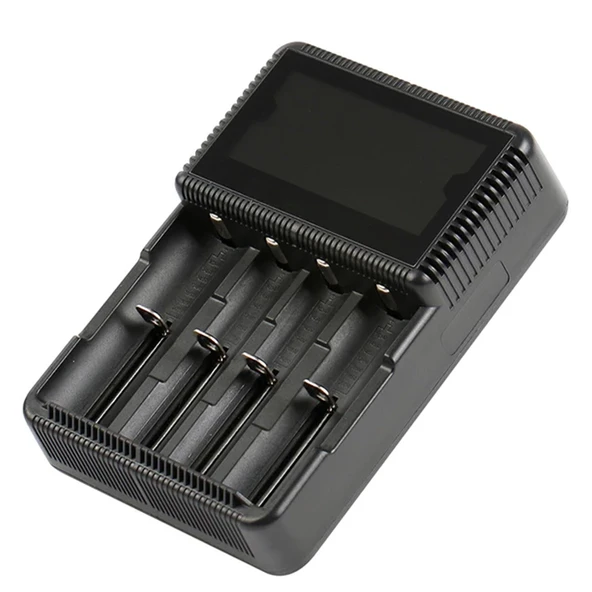Powermaster 4 Amper 4.2 Volt Pil Şarj Cihazı Li-on Pil Şarj Cihazı 26650 18650 18350 14500 AA AAA SC C NİMH NİCD - 3