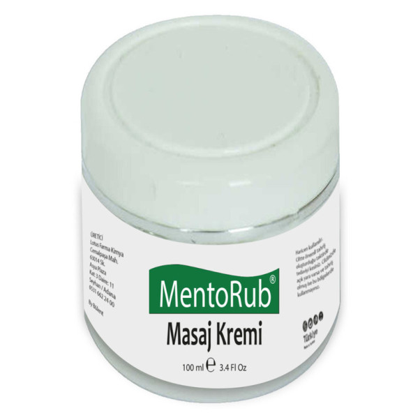 MentoRub Rahatlatıcı Masaj Kremi 100ml