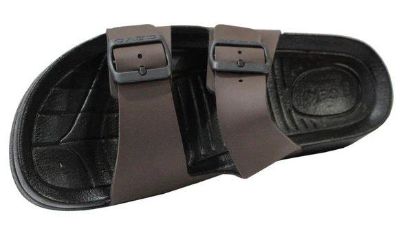 Ceyo Bermuda-M2 Kahve Ortapedik Erkek Terlik & Sandalet - 4