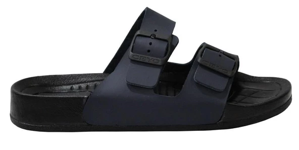 Ceyo Bermuda-M2 Lacivert Ortapedik Erkek Terlik & Sandalet - Resim 2