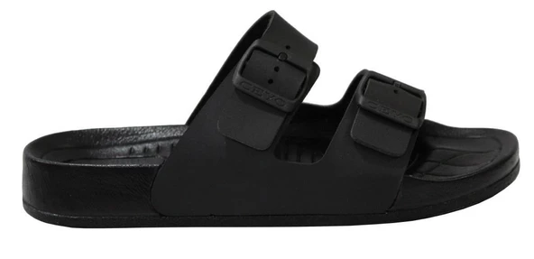 Ceyo Bermuda-M2 Siyah Ortapedik Erkek Terlik & Sandalet - 2