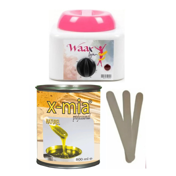x-mia Naturel (sarı) Konserve Sir Ağda + Ağda Makinası 800 Ml