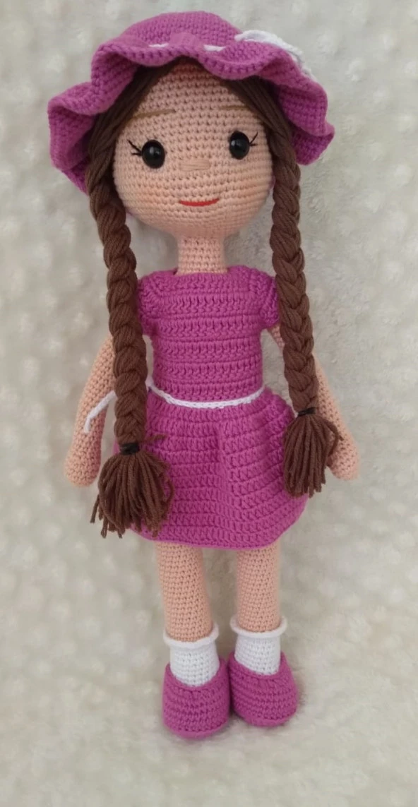 Ayşem Bebek Amigurumi Organik Oyuncak - 1