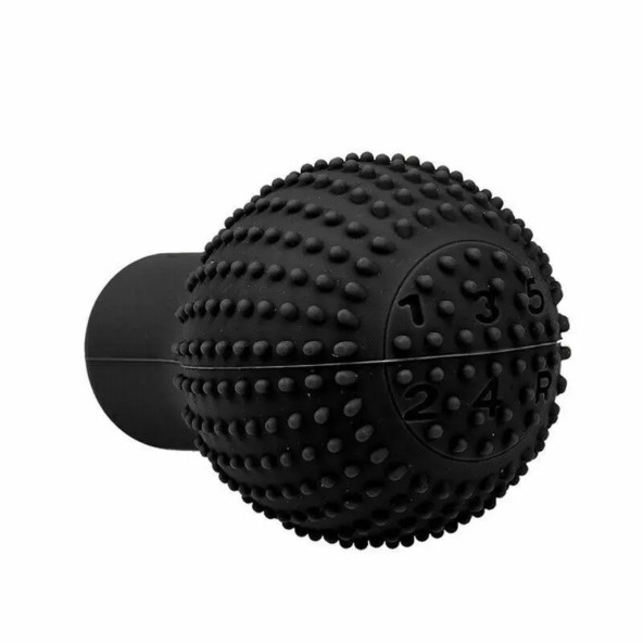 Vites Topuzu Kılıfı Silikon Yuvarlak Masajlı(SİYAH) - Resim 4