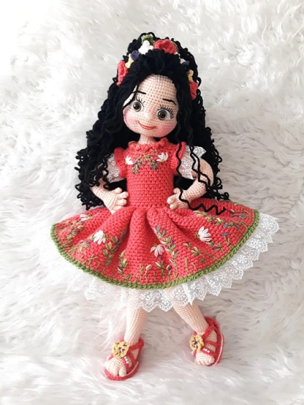 Aykız Bebek Amigurumi Organik Oyuncak - 1