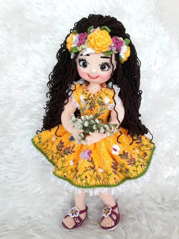 Yaz Bebek Amigurumi Organik Oyuncak - Resim 2