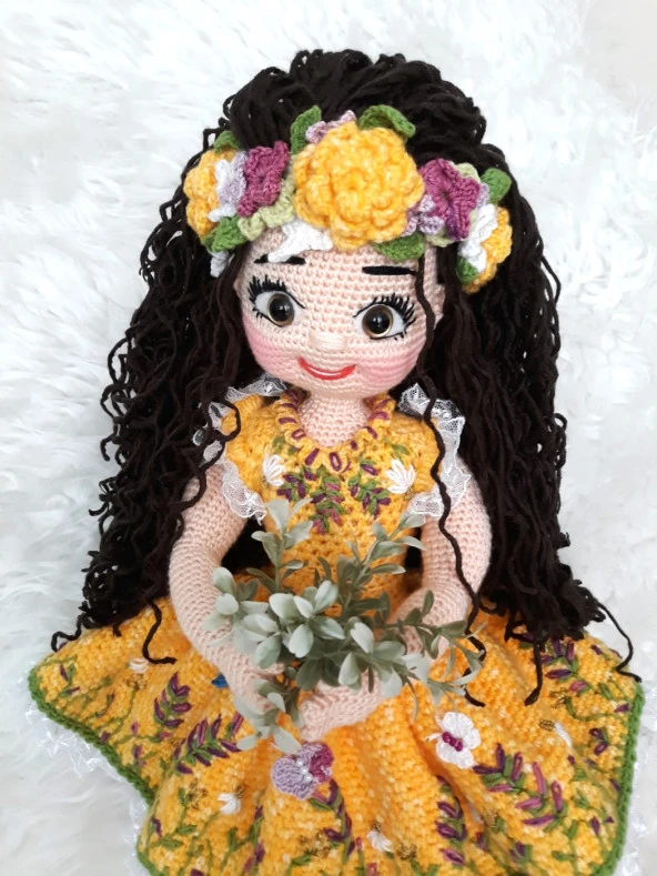 Yaz Bebek Amigurumi Organik Oyuncak - Resim 3