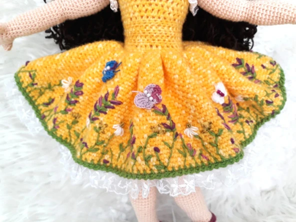 Yaz Bebek Amigurumi Organik Oyuncak - Resim 5