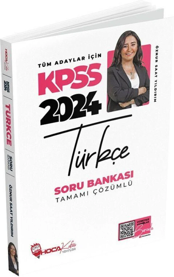 2024 KPSS Türkçe Soru Bankası Hoca Kafası