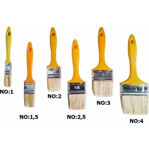 Plastik Saplı Kestirme Fırçası Boya Fırçası 4 no ürün görseli 1