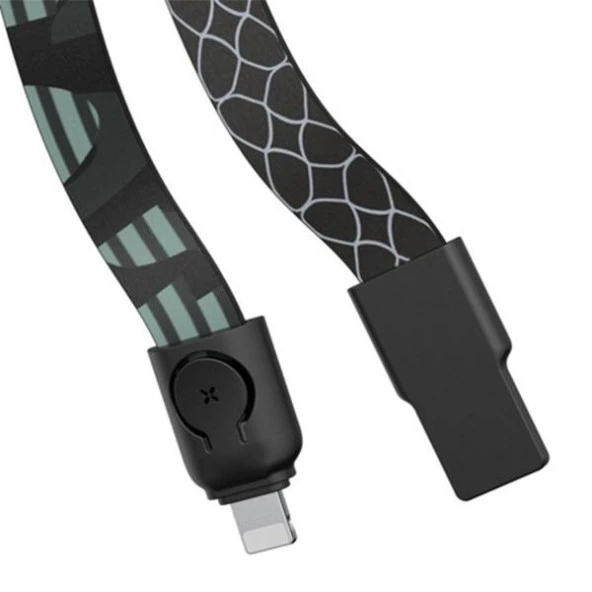 Baseus Çok fonksiyonlu İPhone 7-8,XS,XR 85CM Power bank Şarj Kablosu - 6