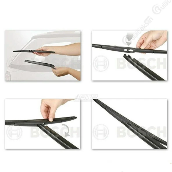 Bosch Rear Opel Astra J 2009 - 2015 Arka Silecek - H311 - Resim 2