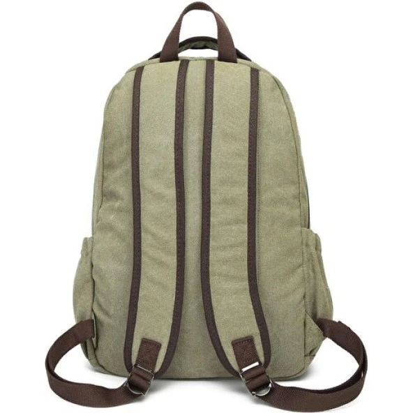 Cactive C-Active Büyük Boy Erkek Sırt Çantası Kanvas Kumaş 1313 - Resim 2