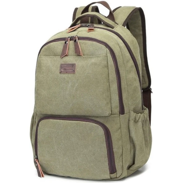 Cactive C-Active Büyük Boy Erkek Sırt Çantası Kanvas Kumaş 1313 - Resim 3