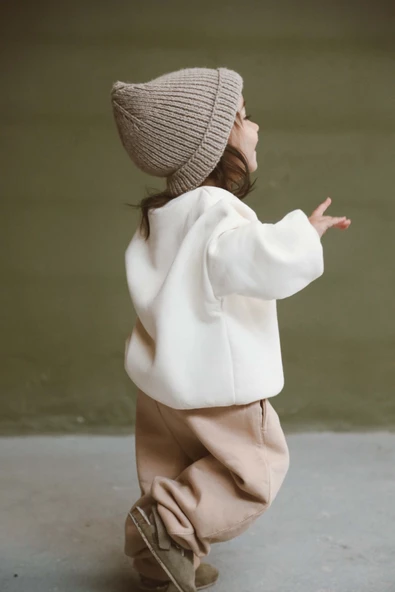 Karyoka Oversize Polarlı Sweatshirt 1-5 Yaş - Resim 9