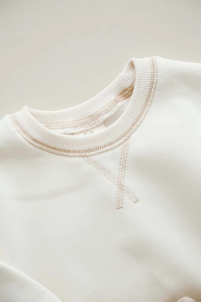 Karyoka Oversize Polarlı Sweatshirt 1-5 Yaş - Resim 10