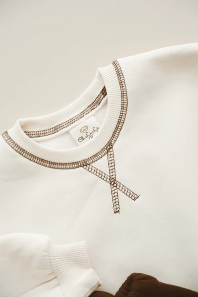 Karyoka Oversize Polarlı Sweatshirt 1-5 Yaş - Resim 5