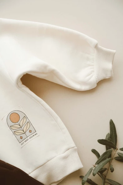 Karyoka Oversize Polarlı Sweatshirt 1-5 Yaş - Resim 6