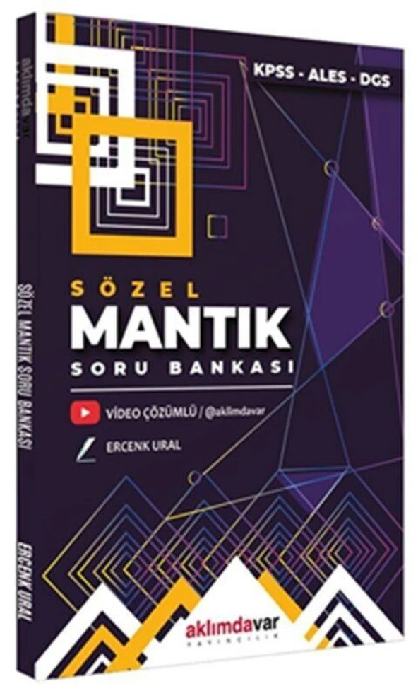 KPSS ALES DGS Sözel Mantık Soru Bankası Aklımdavar Yayıncılık