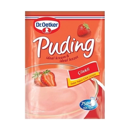 Dr.oetker Puding Çilekli 125 Gr