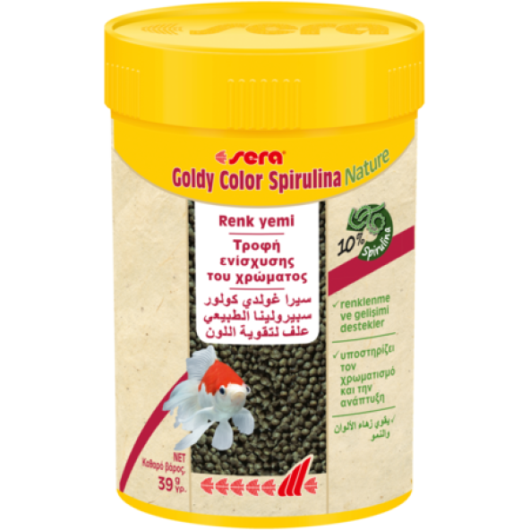 Sera Goldy Color Spirulina Nature 100ml Renk Yemi