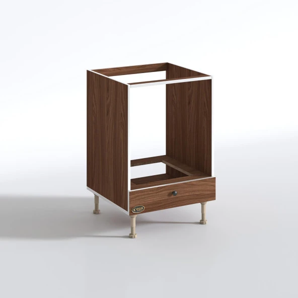 Kenzlife ankastre modülü kabini tulyum cvz fırın ocak dolabı özel boy ayarlı ayaklı kapaklı - Resim 3