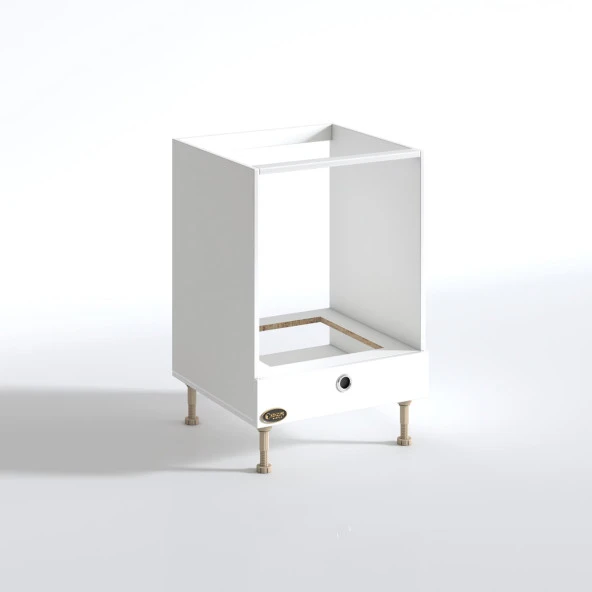 Kenzlife ankastre modülü kabini nobelyum byz fırın ocak dolabı özel boy ayarlı ayaklı kapaklı - Resim 3