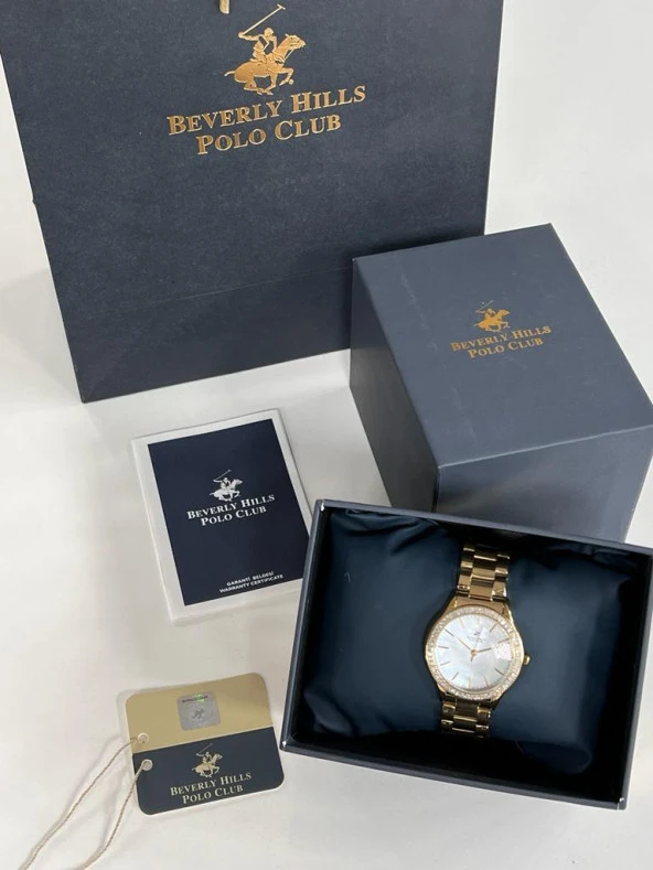 BP3166C.120 Zirkon Taşlı Sedef Kadran Çelik Kasa&Kordon Kararma Renk Atma Yapmaz Kadın Kol Saati - Resim 4