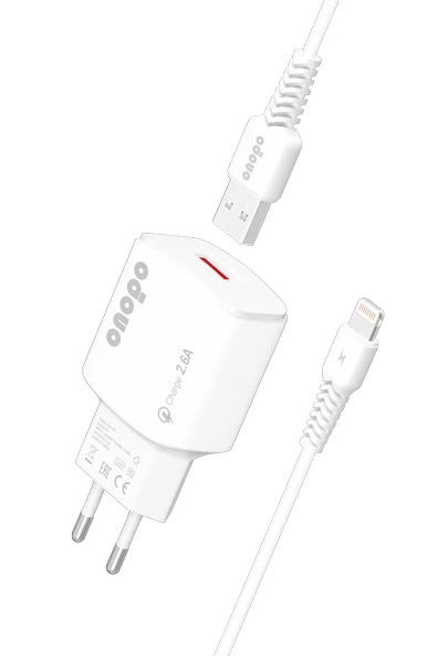 onopo İphone Apple Uyumlu Lightning Usb 2.6a Iphone Hızlı Şarj Cihazı 10w - X5 - 2