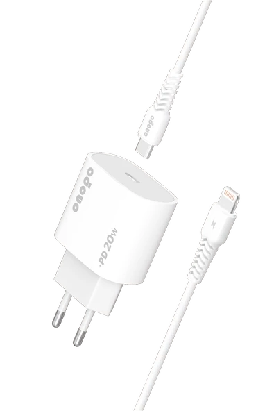 onopo İphone Apple Uyumlu  Lightning Usb İphone 20W Hızlı Şarj Cihazı 3.4A - M4 - 2