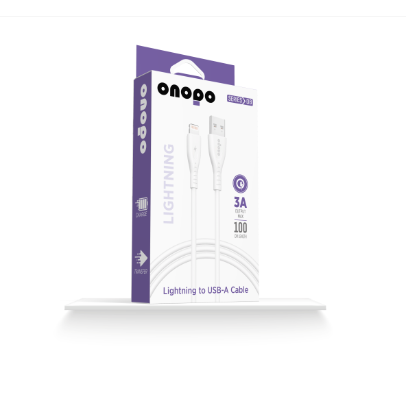 onopo Lightning Usb Hızlı Şarj Ve Data Kablosu 3.0a / 1mt - D8