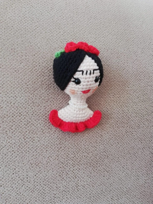 Frida Anahtarlık Amigurumi Organik Oyuncak - 2