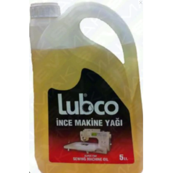 Lubco İnce dikiş Makine Yağı 5 Litre ürün görseli 1