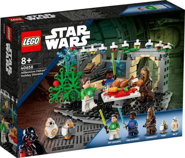 Lego Star Wars 40658 Millennium Falcon Yılbaşı Dioraması