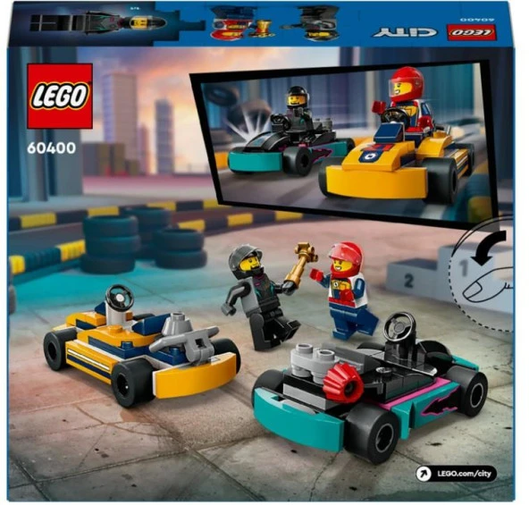 Lego City 60400 Go-Kartlar ve Yarış Sürücüleri - Resim 2