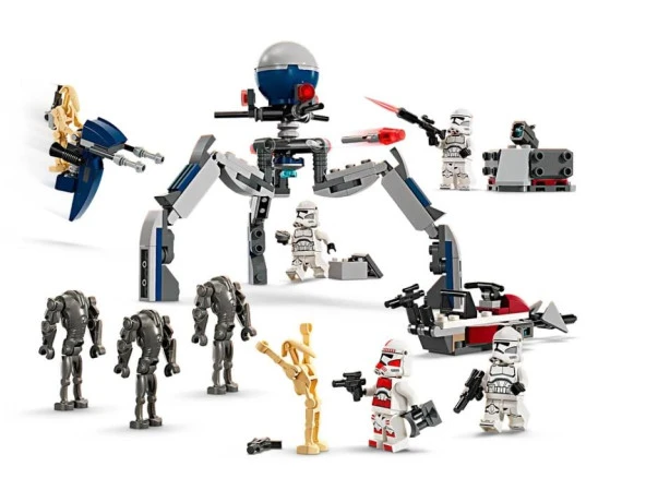 Lego Star Wars 75372 Clone Trooper & Battle Droid Battle Pack - 2