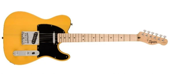 Squier Sonic Telecaster Akçaağaç Klavye Butterscotch Blonde Elektro Gitar