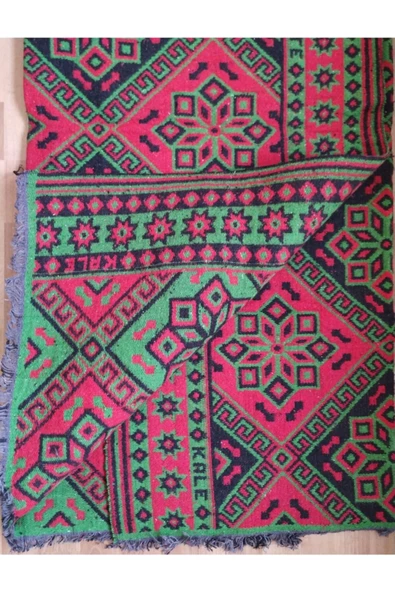 Algelsineve Makine Dokuması Karışık Renk Çiçekli Desenli 3 Mekik Kaliteli Kalın Kilim - 5