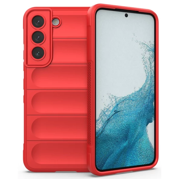 Samsung Galaxy S22 Kılıf Optimum Lens Çerçeveli Silikon Kapak - 11