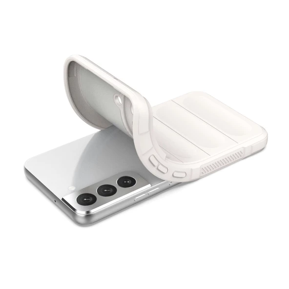 Samsung Galaxy S22 Kılıf Optimum Lens Çerçeveli Silikon Kapak - 10